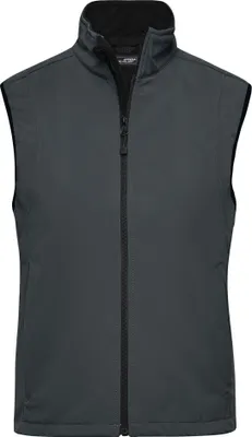 Produktbild von Trendige Weste aus Softshell carbon, Gr. L