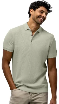 Produktbild von State of Art Poloshirt grün 3 Knöpfe