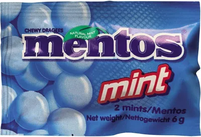 Produktbild von mentos mint Duo Kaubonbons 250x 2 Dragees