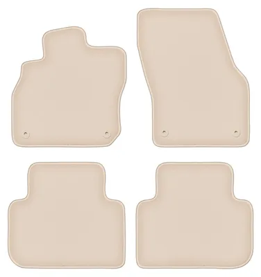 Produktbild von DURBAN Beige Velours-Fußmatten-Set für Cupra Terramar SUV (2024-)