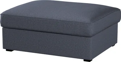 Produktbild von Dekoria Bezug für Kivik Hocker, dunkelblau, Bezug für Hocker Kivik