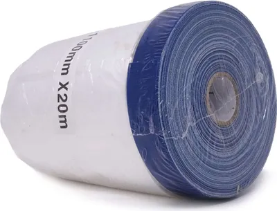 Produktbild von gws Maler-Abdeckfolie mit Gewebeklebeband, 20 m x 1100 mm, blau mit Folie