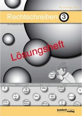 Produktbild von Rechtschreiben 3 (Lösungsheft)