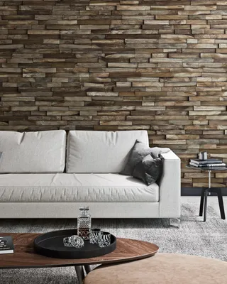 Produktbild von INDO rustikale Holzwandverkleidung Teak Elegance DA82050N Natur