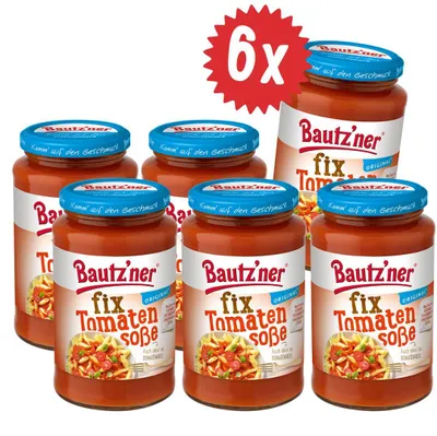 Produktbild von Bautzner Fix Tomatensoße - 6x 400ml
