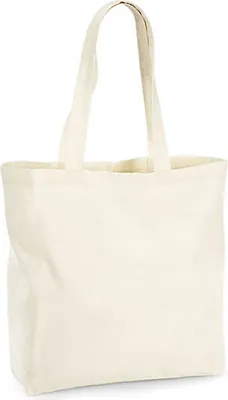 Produktbild von Westford Mill W265 | Organic Premium Baumwolle Maxi Tote 35 x 39 x 13,5 cm - Farbe: Natural - Größe: One Size