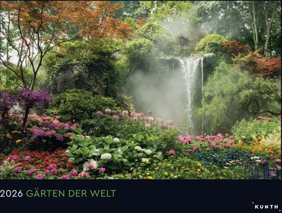 Produktbild von Die schönsten Gärten der Welt - KUNTH Wandkalender 2026
