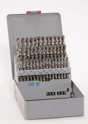 Produktbild von Alpen Bohrer HSS Cobalt Spiralbohrer Set KM 41-teilig Bohrer 6°10 mm