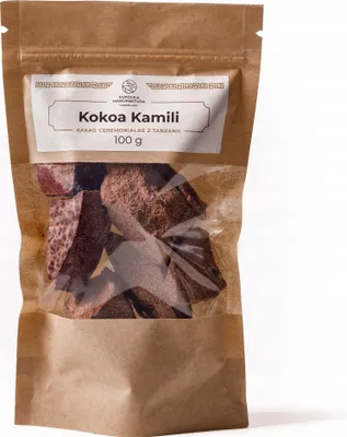 Produktbild von Zeremonieller Kakao - Echter Zeremonienkakao 100% Kokoa Kamili 100g - Rohkakao - Keto Trinkschokolade - Spirituell Kakao