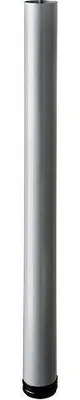 Produktbild von Hettich Möbelfuß 6,0 x 70 - 73 cm Aluminium-Optik - 1 Stück