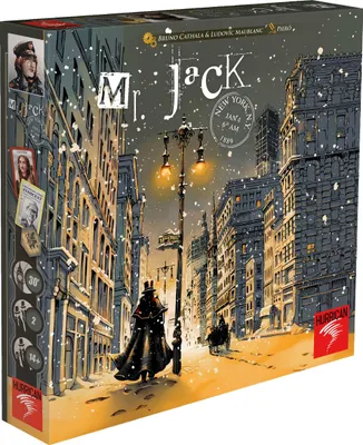 Image de Hurrican Games, jeu de société « Mr. Jack New York » - un jeu d'enquête passionnant