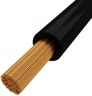 Produktbild von Lapp Litze, 10.00 mm², schwarz Kupferlitze blank, feindrähtig PVC (4520015/50)