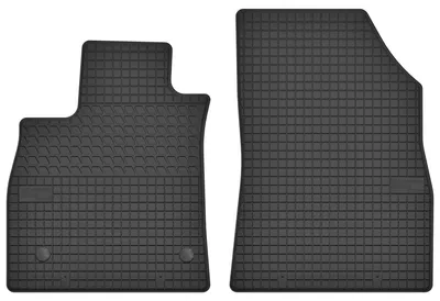 Image de Tapis avant en caoutchouc pour Renault Talisman 2015-2022 (berline/Grandtour/break) – 2 pièces, noirs, sur mesure