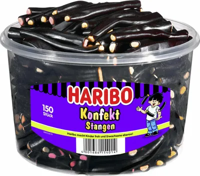 Produktbild von HARIBO Konfekt Stangen Lakritz 150 Stück