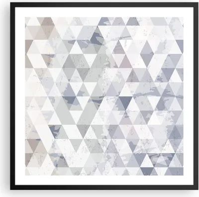Produktbild von Gerahmtes Poster - Schwarzer Rahmen - Abstraktion modern - 60x60 cm - Wand Bild - Wanddeko - Wandbilder - Kunstposter - Wandposter - Bilderrahmen - Bilder - Kunstdruck - Wandbild - P2BAC60x60-4075