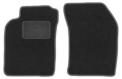 Productafbeelding van Velours voormatten voor Nissan Almera N15 1995-2000 (hatchback/sedan) – 2-delig, grafiet, op maat – Wielganizator LUX