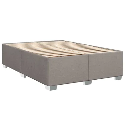 Produktbild von Bettgestell ohne Matratze Taupe 160x200 cm Stoff