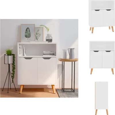 Obrázok produktu pre vidaXL Príborník biely 60x30x72 cm materiál na báze dreva - Príborníky