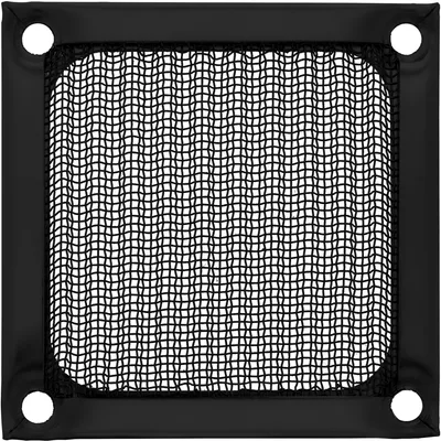 Produktbild von InLine® Lüftergitter, Aluminium Filter, 60x60mm, schwarz