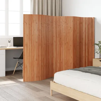 Produktbild von "im Angebot" Paravent Braun Breite 400 cm Höhe 165 cm Bambus - Paravents CC17338