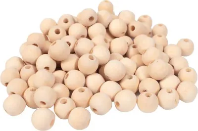 Produktbild von Playbox Holzperlen 100 Stk Ø 15 mm