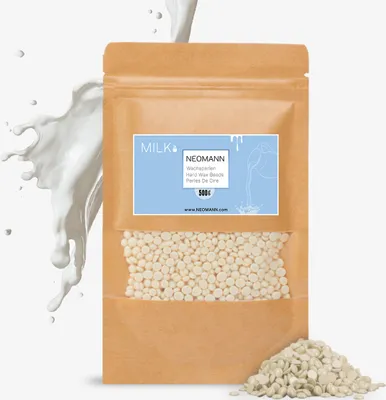 Produktbild von NEOMANN Waxing Perlen zur Wachs Haarentfernung 450g Milch-Duft-Hartwachs oder Wax für Schmerzfreie Wachsperlen Haarentfernung-für alle Wachswärmer