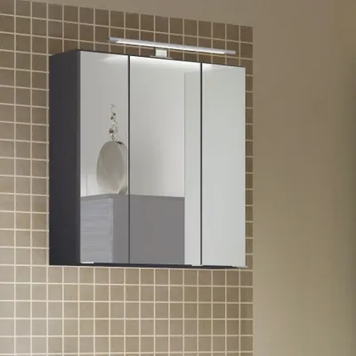 Produktbild von Spiegelschrank Badschrank Hängeschrank Wandschrank Badspiegel Schrank "Arezzo I"