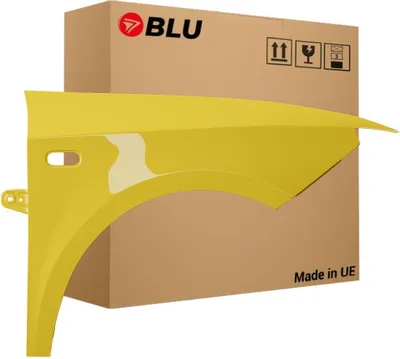 Immagine prodotto di BLU Parafango compatibile con Seat Ibiza (6J - IV 4. Generation) LS1A Destra Gelb AmarilloCrono | 2008-2017 | Anteriore | Verniciato | Pronto per il montaggio | Zincato