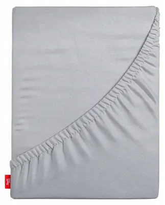 Produktbild von Softimi Spannbettlaken Jersey Baumwolle Grau 140x200 cm