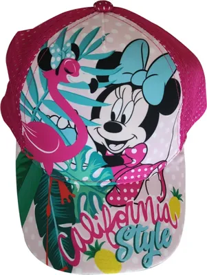 Zdjęcie produktu dla Disney Minnie Maus Kappe Basecap Mütze California Style! für Kinder Pink, Gr. 52