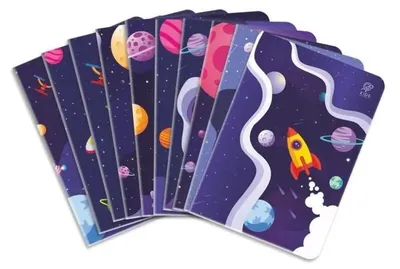 Immagine prodotto di Quaderno A5/32K a quadretti In Space (10 pezzi) - Elanders