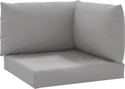 Produktbild von vidaXL Palettenkissen 3-tlg. Grau Oxford-Gewebe