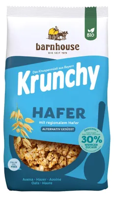 Produktbild von Barnhouse Bio Krunchy Hafer weniger Zucker 1x625g