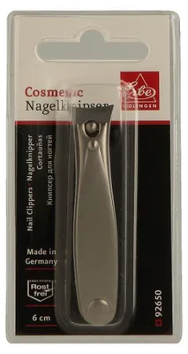 Imagen del producto de Cortauñas Erbe, acero inoxidable cepillado, 6 cm