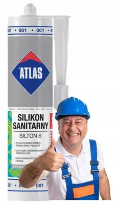 Produktbild von Flexibles Sanitärsilikon 280 ml Atlas weiß S001