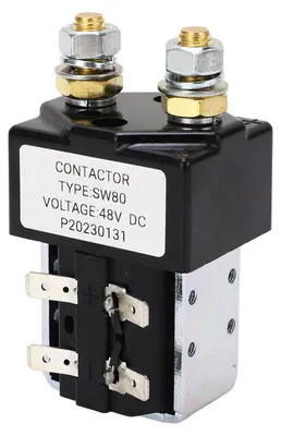 Zdjęcie produktu dla Przekaźnik stycznikowy ze stopu metalu – wysokowydajny zamiennik przekaźnika elektromagnesu rozrusznika do E?Z?GO 100 A, 48 V