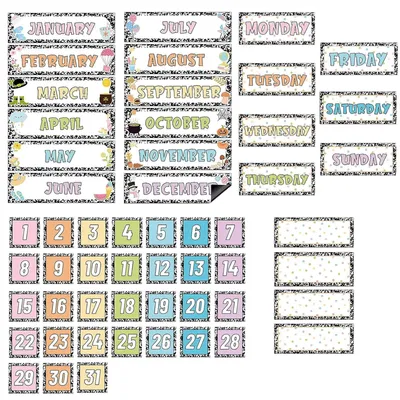 Immagine prodotto di Set di calendari magnetici da 54 pezzi