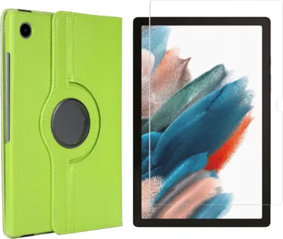 Produktbild von 2in1 Set für Samsung Galaxy Tab A8 SM-X200 X205 10.5 Zoll Tablet mit Schutzhülle + Schutzglas mit Auto Sleep/Wake Hülle