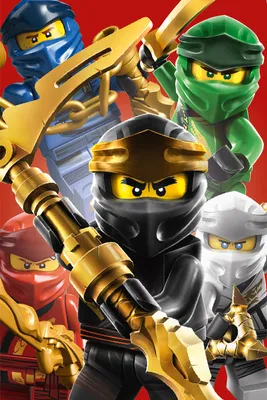 Produktbild von Lego Ninjago Decke Tempelfall 150x200 cm