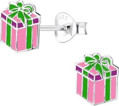 Produktbild von Weihnachtsohrringe: Kinder & Damen Ohrstecker Silber 925 Geschenk (Gift)