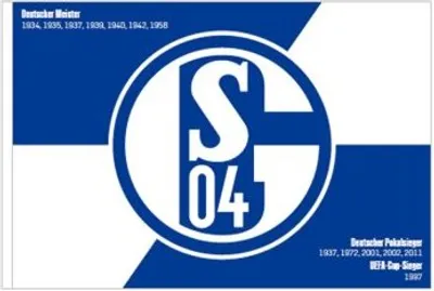 Produktbild von FC Schalke 04 Hissfahne Erfolge 100x150 cm