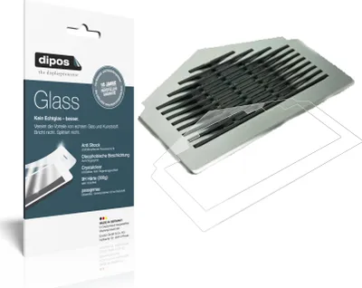 Produktbild von 2x Schutzfolie für Siemens EQ9 PLUS Connect s700 Tropfblech - Anti-Shock 9H Folie dipos Glass Kunststoffglas