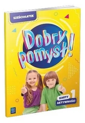 Productafbeelding van WSiP Dobry pomysł! Sześciolatek. Karty aktywności cz. 1, Edukacyjny, Polski, Broszurowa okładka