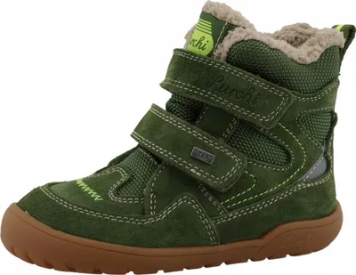 Produktbild von Lurchi Juppy Barefoot Klettstiefel Grün in Gr. 27