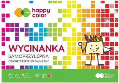 Produktbild von Selbstklebender Ausschneideblock A5/8K HAPPY COLOR