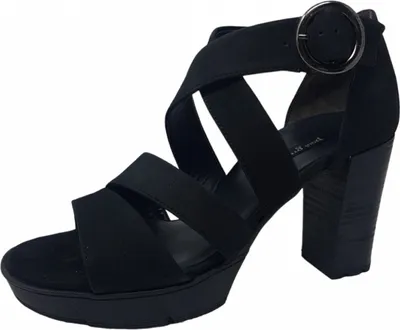 Produktbild von Paul Green Sandalette 7942-001, Rauleder, Schwarz, Damen
