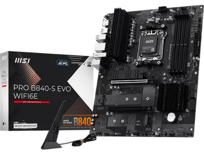 Produktbild von Msi Pro B840-S Evo Wifi6E Am5 Mb