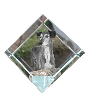 Immagine prodotto di Saluki dado di cristallo con cane Art-Dog