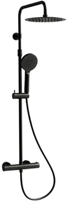 Image de Luisa colonne de douche thermostatique noir Essebagno