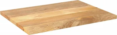 Image de vidaXL Plateau de table 70x50x2,5 cm Rectangulaire Bois massif Mango